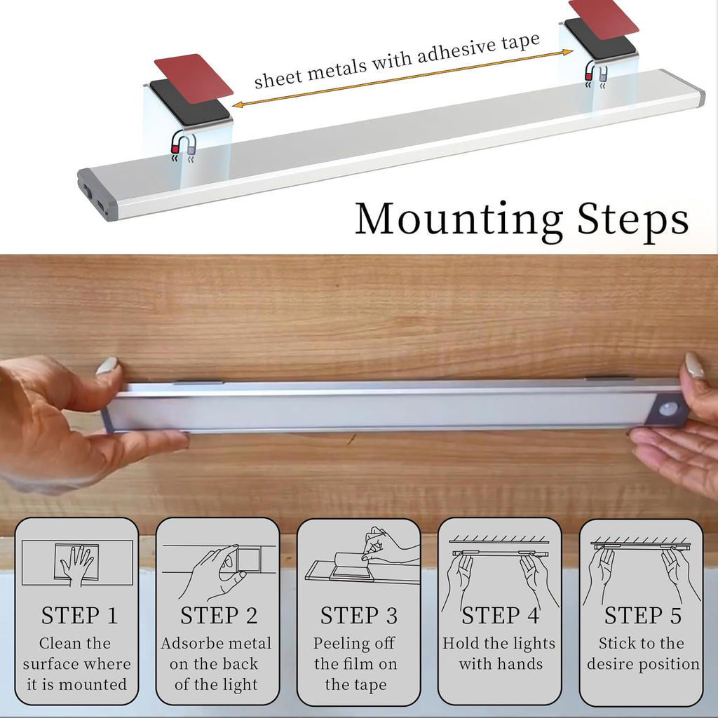 Under Cabinet Lighting | Magnetic Motion Sensor LED Light
