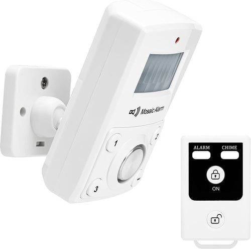 Remote Motion Sensor Alarm -  indoors, garages, sheds, gates, porches, and travel, camping, RVs.