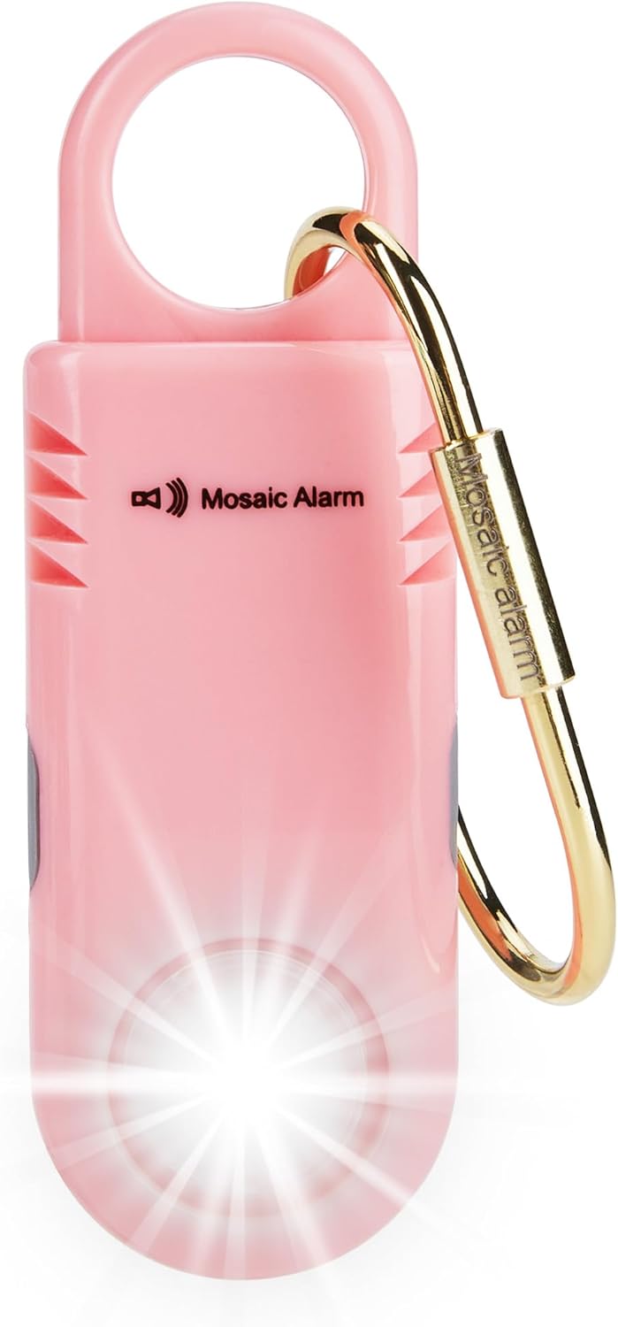 135dB Personal Safety Alarm Keychain with Flashlight